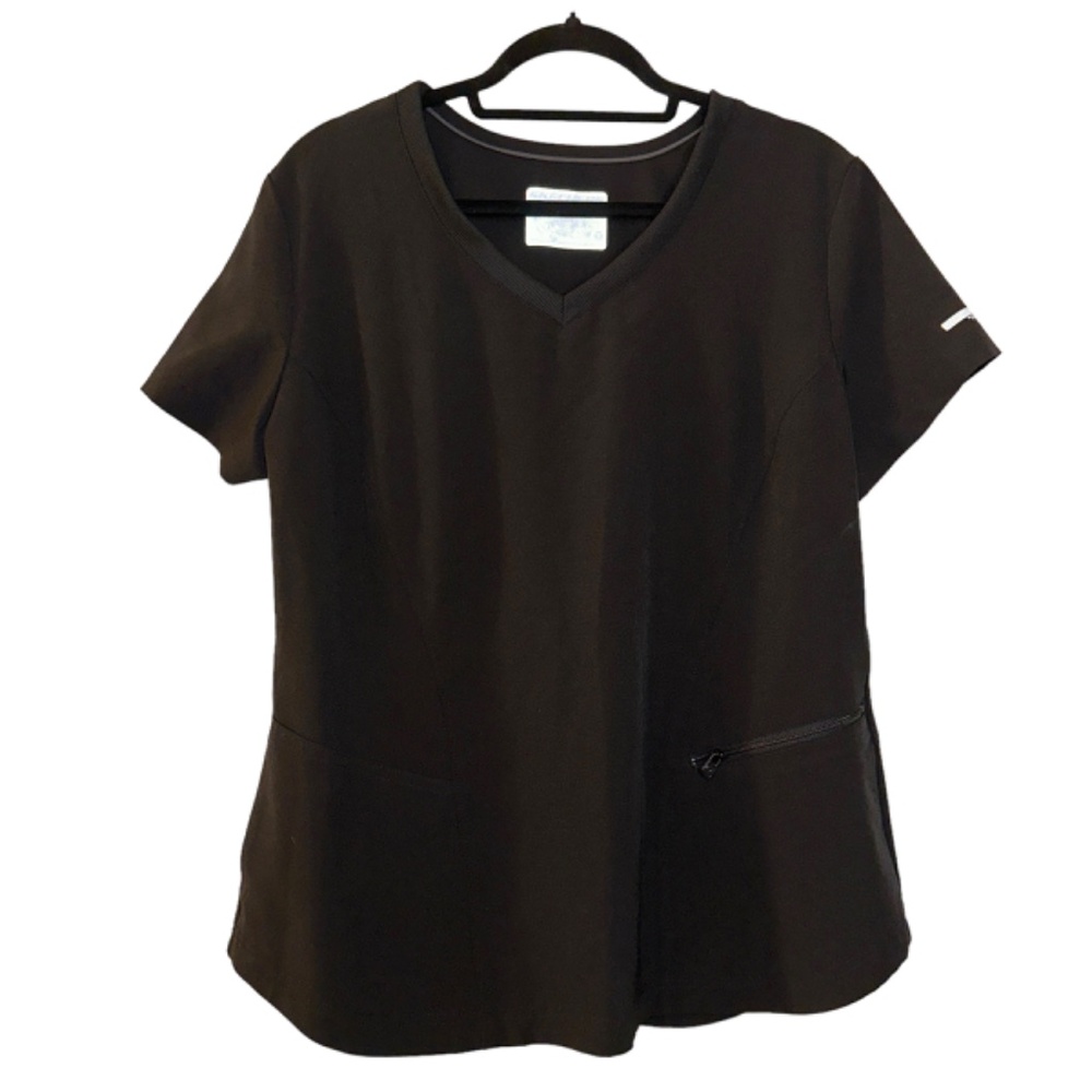 SKETCHERS Black Scrub Top - Size L